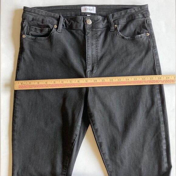 Pistola Black Mid-Rise 10" Skinny Jeans Size 32 - Picture 6 of 11